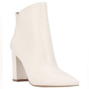 Marc Fisher Ivory Ankle Booties